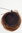 Hairbun TWISTER Hairpiece bun hair knot twisted around center 60s Vintage style chestnut brown mix