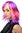 Wig wild GLAM psychedelic colours colourful bird of paradise purple pink yellow straight