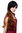 Stunning Lady Quality Wig very long Ombre Dark Brown & Copper Brown parting long fringe Gothic Emo