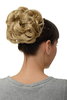 Q840-22 Hairpiece Hairbun Bun Hair Rose bushy voluminous light ash blond