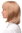 Lady Quality Wig short Page Long Bob fringe bangs strawberry blond with platinum strands and ends