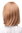 Lady Quality Wig short Page Long Bob fringe bangs strawberry blond with platinum strands and ends