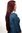 Lady Quality Wig Cosplay very long straight middle parting reddish brown rust brown mix