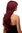 Stunning Lady Quality Wig very long wavy long fringe (for side parting) pomegranate aubergine red