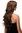 Lady Quality Wig wavy curly & slightly straggly ends wet-look fringe (for side parting) mediumbrown