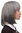 7803-44 Lady Quality Wig short Page Long Bob Longbob fringe bangs dark grey
