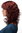 Incredibly Cute Lady Quality Wig Romantic Curls fringe parted shoulder length red brown/rust brown