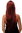 Lady Quality Wig Cosplay very long long bangs fringe can part to side straight brown red mix