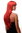 Lady Quality Wig Cosplay very long long bangs fringe can part to side straight bright fiery red mix