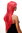 Lady Quality Wig Cosplay very long long bangs fringe can part to side straight bright red