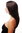 SA-151-2T33 Lady Quality Wig long straight beautiful middle parting mahogany mixed brown 23" inch