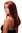 WIG ME UP ® SA-151-135 Lady Quality Wig long straight beautiful middle parting dark red 23" inch