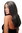 SA-151-44 Lady Quality Wig long straight beautiful middle parting dark grey old 23" inch