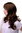 Lady Quality Wig long curling ends fringe bangs chestnut mixed dark brown & copper brown