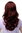Lady Quality Wig very long beautiful curling ends fringe bangs medium mahogany brown