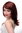 Lady Quality Wig medium length naugthy long bangs (can part to side) straight layered brown red mix