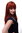 3280-350 Lady Quality Wig long straight sexy long fringe bangs dark copper red 19,5 inch