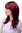Lady Quality Wig long straight slight wave fringe bangs (can part to side or in middle) aubergine