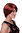 Glatte kurze Frauenperücke Rot Dunkel-Kupferrot 6082-135