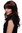 Lady Quality Wig long wavy and curly ends long fringe (for side parting) brown red mix 22"