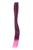 One Clip Clip-In extension strand highlight straight micro clip black and pink mix