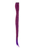 One Clip Clip-In extension strand highlight straight micro clip dark burgundy red violet mix
