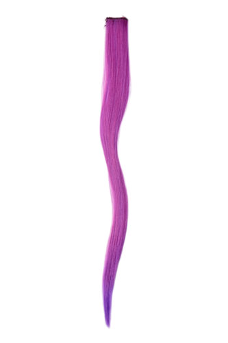 One Clip Clip-In extension strand highlight straight micro clip red purple mix