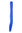 1 Clip-In Strähne glatt Blau-Weiß-Mix Weißblau YZF-P1S18-T2512/1001