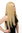 YZF-7181-86 Lady Cosplay Quality Wig middle parting straight long bright blond