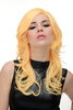 YZF-7053-T1064/613 Lady Quality Wig cosplay medium shoulder length wavy orange platinum mix