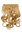 Haarverlängerung 5 Clips lockig Dunkel-Goldblond WH5008-180C-24B