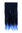 Haarteil Extension breit 5 Clips glatt Samtschwarz-Neonblau-Mix YZF-3179-1BTTTF2517