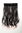 Halfwig 5 Micro Clip-In Extension long curled two extreme bright colours mix black light pink 20"