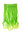 Haarteil Extension breit 5 Clips wellig Hellgrün-Neongrün-Mix YZF-3180-TF2605TTF2106