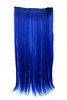 Halfwig 5 Micro Clip-In Extension long straight extreme bright colours blue 23"