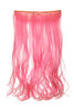 Halfwig 5 Micro Clip-In Extension long curled curls extreme bright colours light pink 20"