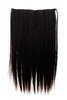 Halfwig 5 Micro Clip-In Extension long straight mahogany brown mix 23"