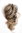 T301-2/22TT22 Elaborate braided plaited Ponytail Hairpiece brown blond highlights butterfly clamp