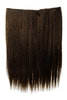 Haarteil Haarverlängerung 5 Clips glatt Braun Goldbraun L30173-10