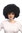 XR-002-P103 XXL Afro curly Party Wig Halloween massive volume black