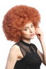 XR-002-P130 XXL Afro curly Party Wig Halloween massive volume copper rust red