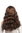 Lady Party Wig Fancy Dress Southern Belle 50s Pin-Up Star Burlesue brown long volume curls bangs