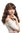 Lady Party Wig Fancy Dress Southern Belle 50s Pin-Up Star Burlesue brown long volume curls bangs