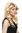 90682-ZA02 Lady Party Wig Halloween Fancy Dress golden blond wavy 70s style middle-parting 20"