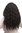 Lady Men Party Wig Fancy Dress long kinky wild hair brown caribbean style kinks middle parting