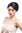 Lady Party Wig Fancy Dress black hairbun Governess Prima Ballerina ballet dancer Piano Teacher