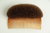 RH-047-brown bun cushion with comb for buns hair do volume backcombed brown 4x2 inches