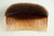 RH-047-brown bun cushion with comb for buns hair do volume backcombed brown 4x2 inches