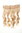 Haarteil Haarverlängerung 4 Clips lockig Blond Platinblond L30104-613
