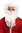 Perücke Bart Weihnachtsmann Santa Weiß 01-A+B-P60